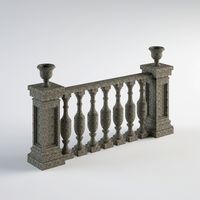 Pedestals, balusters