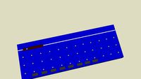 MIDI Effects Rack Controller- blue