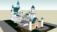Neuschwanstein Castle Paper Model