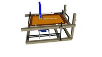 Maquina para imprimir objetos cilindricos: vasos, envases