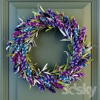 Lavender Wreath