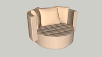 Kelvin Giormani 0038 Embrace swivel chair 45'