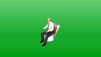 Man on the john