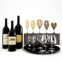 Wine Bottles / Tinted Glasses