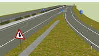 Autopista entrence