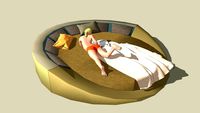 Round Bed