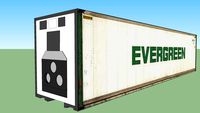 Old Evergreen Reefer Container ''40''