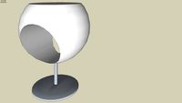 73553 Side Table Forado White (Beistelltisch Forado White)