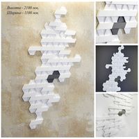 Modern decor on the wall