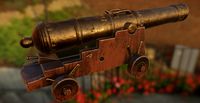 Spanish royal navy cannon3d model