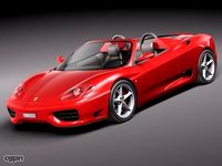 Ferrari 360 spider3d model
