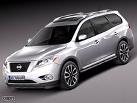 Nissan Pathfinder 20133d model