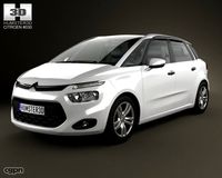 Citroen C4 Picasso 20143d model