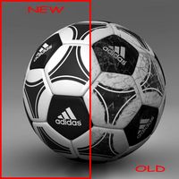 Soccerball white black triangles3d model