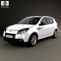 Renault Sandero GT Line with HQ interior 20123d model