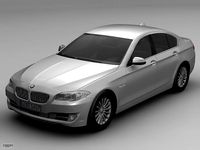 2010 BMW 5 Series3d model