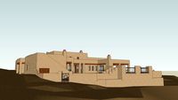 Adobe Santa fe (Montezuma House)