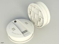 Smoke alarm Flammex3d model
