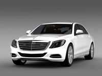 Mercedes Benz S 600 Guard W222 20143d model