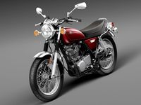 Yamaha SR400 20153d model