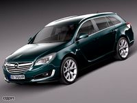 Opel Insignia sports tourer 20143d model