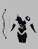 Fantasy archers armor3d model