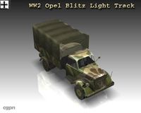 WW2 Opel Blitz Light Track.3d model
