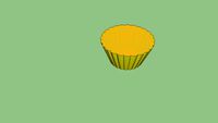 Yellow Cupcake Table
