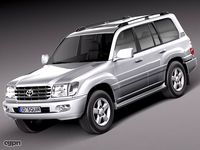 Toyota Land Cruiser J100 1997 20073d model