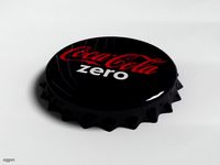 Cola Zero Bottle Tin Cap3d model