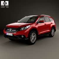 Honda CR-V EU with HQ interior 20123d model