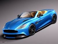 Aston Martin Vanquish Volante3d model