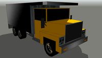 Low-Poly Dumptruck
