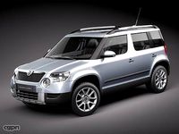 Skoda Yeti 20103d model