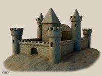 Sandcastle 33d model