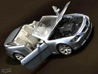 BMW 6 cabrio 20043d model