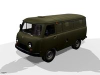 UAZ Van hp3d model