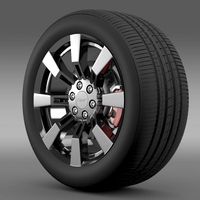 GMC Denali Hybrid wheel3d model