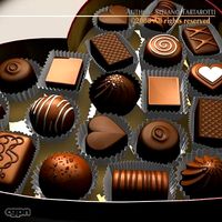 Chocolate valentine box3d model