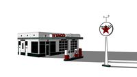 1950s Texaco Service Station