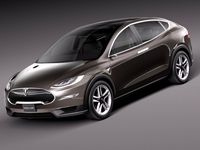 Tesla Model X Prototype 20123d model