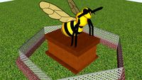 estatua a la abeja