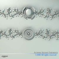 Stucco decorations3d model