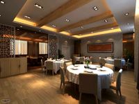 Restaurant Space 0813d model