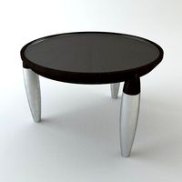 Round Tripod Table3d model