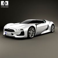 Citroen GT with HQ interior 20083d model