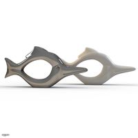 figurine fish sword3d model