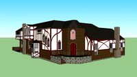 Tudor Style Three Bedroom House with Central Courtyard