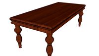Kerala Traditional mahogany Wooden table