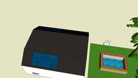 Modernes Haus mit Pool (Modern house with pool)